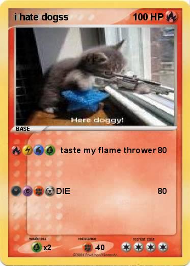 Pokemon i hate dogss