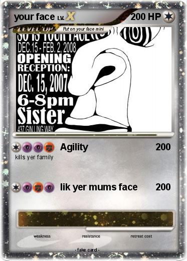 Pokemon your face