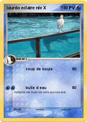 Pokemon lourdo eclaire niv X