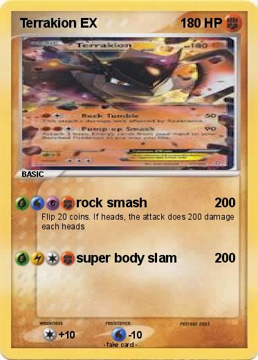 Pokemon Terrakion EX