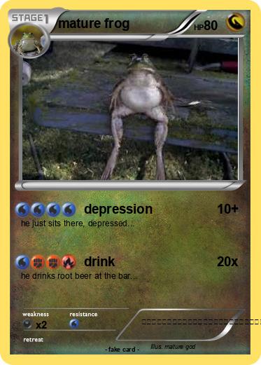 Pokemon mature frog