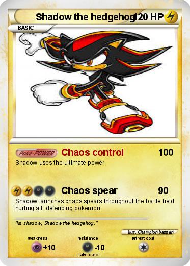 Pokemon Shadow the hedgehog
