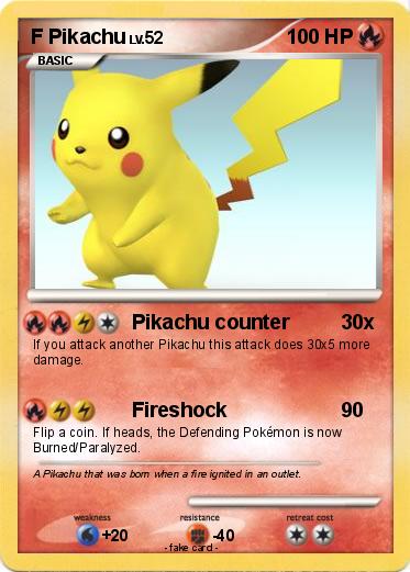 Pokemon F Pikachu