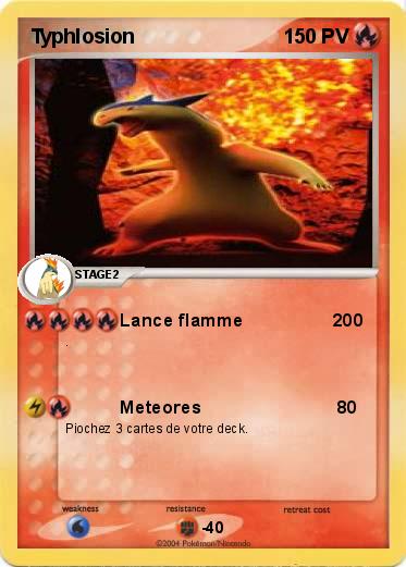Pokemon Typhlosion                                        