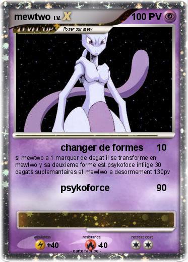 Pokemon mewtwo