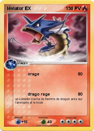 Pokemon léviator EX