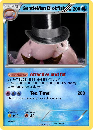 Pokemon GentleMan Blobfish