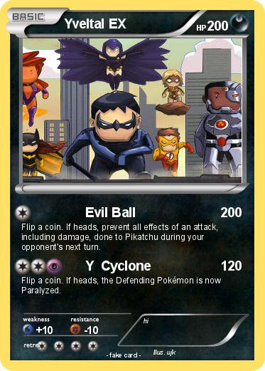 Pokemon Yveltal EX