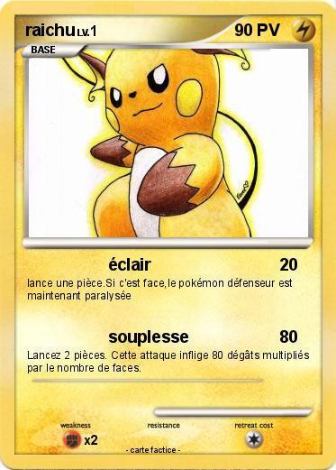 Pokemon raichu