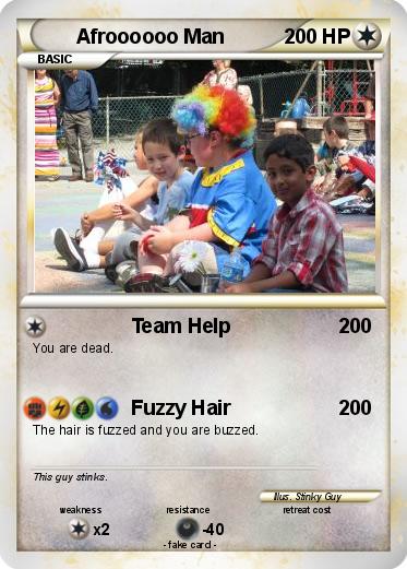 Pokemon Afroooooo Man