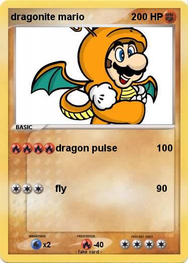 Pokemon dragonite mario