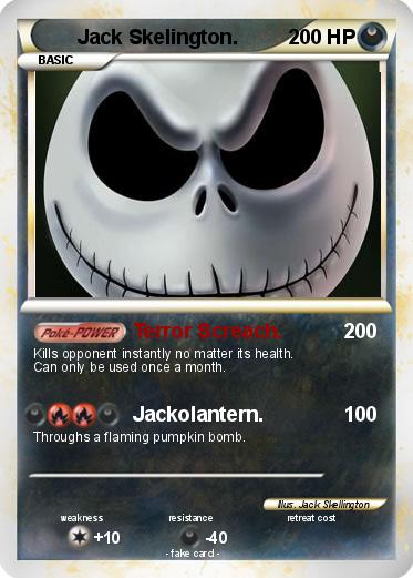 Pokemon Jack Skelington.
