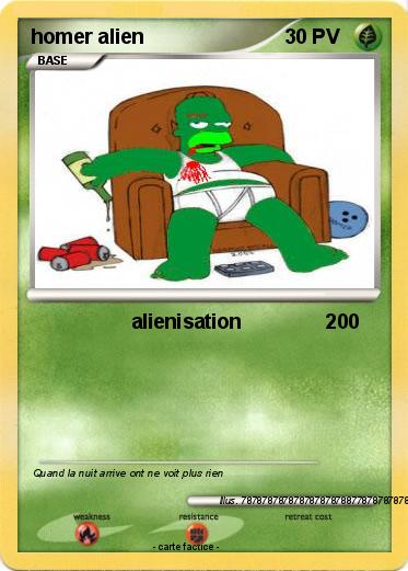 Pokemon homer alien