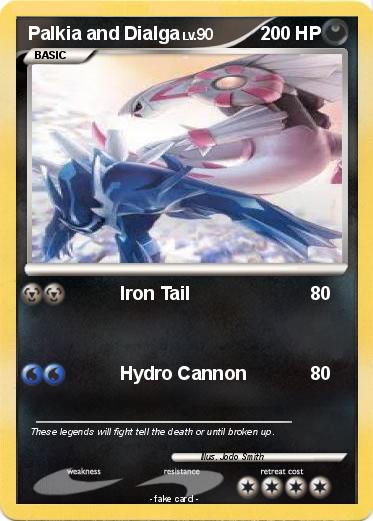 Pokemon Palkia and Dialga