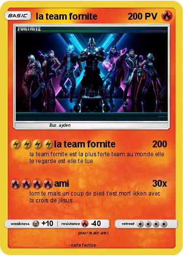 Pokemon la team fornite