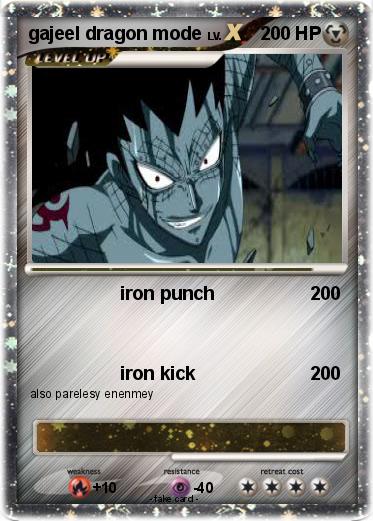 Pokemon gajeel dragon mode