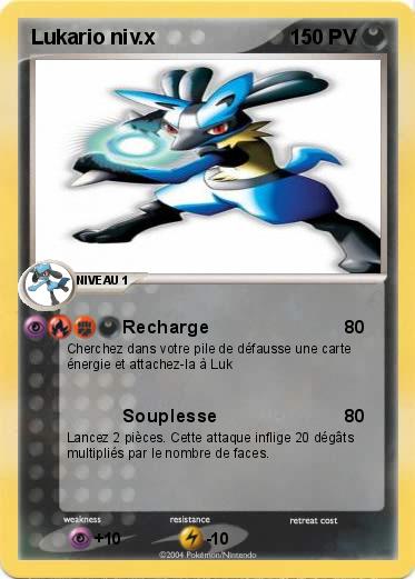 Pokemon Lukario niv.x