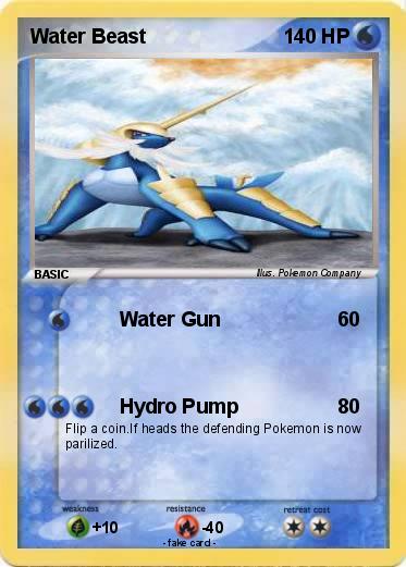 Pokemon Water Beast