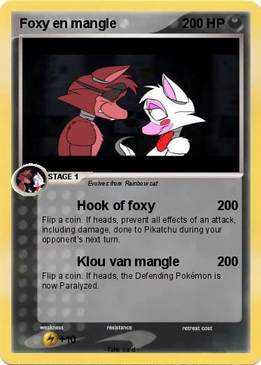 Pokemon Foxy en mangle