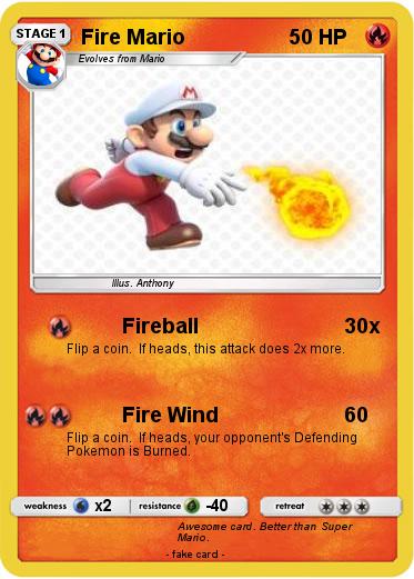 Pokemon Fire Mario