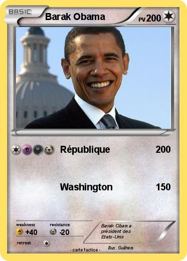 Pokemon Barak Obama