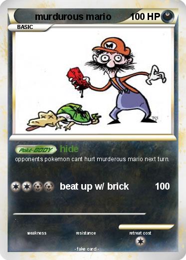 Pokemon murdurous mario