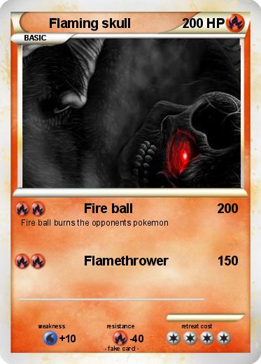 Pokemon Flaming skull