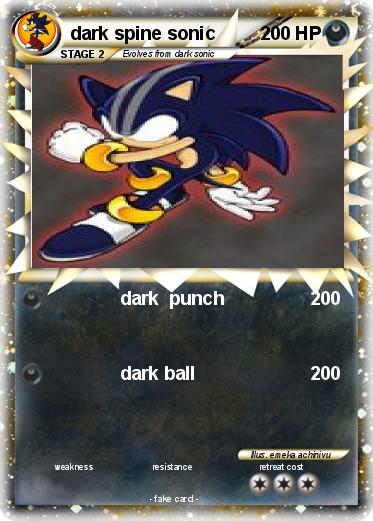 Pokemon dark spine sonic