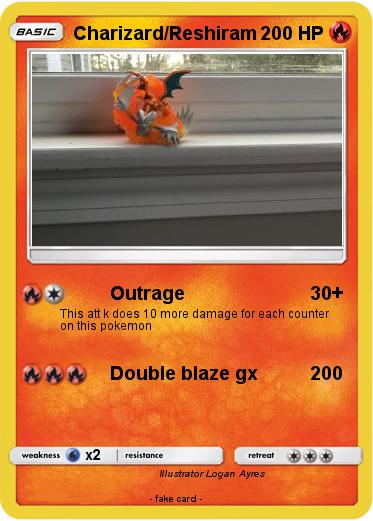 Pokemon Charizard/Reshiram