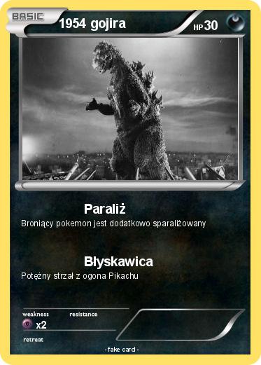 Pokemon 1954 gojira