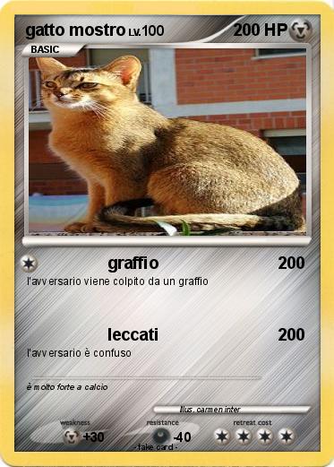 Pokemon gatto mostro
