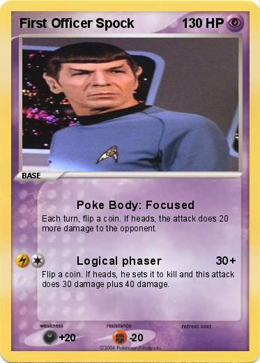 Pokemon First Officer Spock