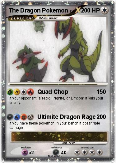 Pokemon The Dragon Pokemon