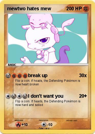 Pokemon mewtwo hates mew