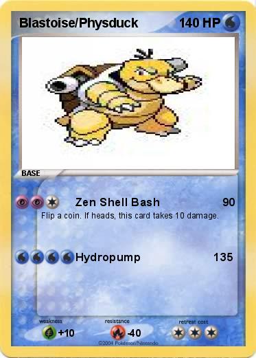 Pokemon Blastoise/Physduck