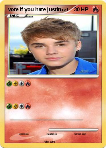 Pokemon vote if you hate justin