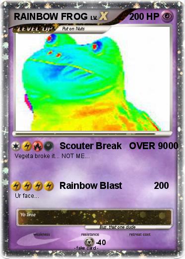Pokemon RAINBOW FROG