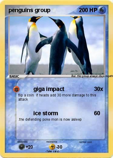 Pokemon penguins group