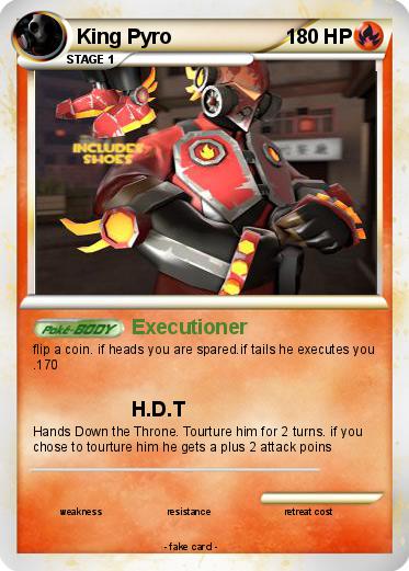 Pokémon King Pyro 2 2 - Executioner - My Pokemon Card