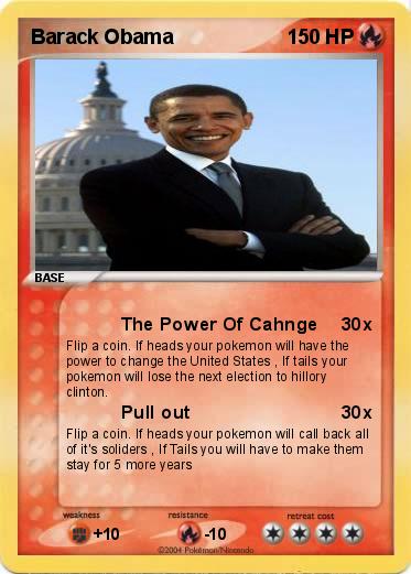 Pokemon Barack Obama