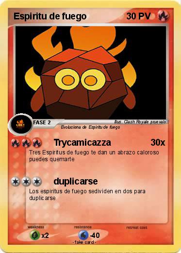 Pokemon Espiritu de fuego