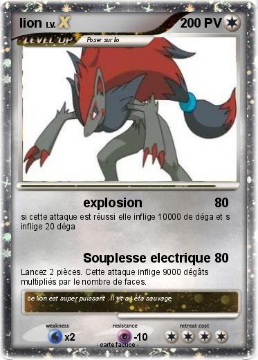 Pokemon lion