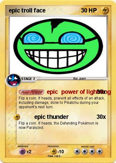 Pokemon epic troll face