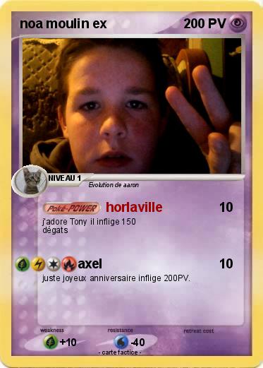 Pokemon noa moulin ex
