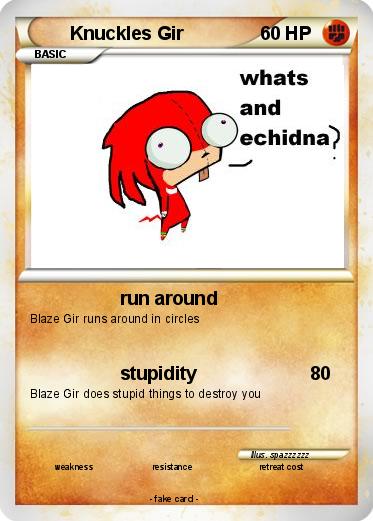 Pokemon Knuckles Gir