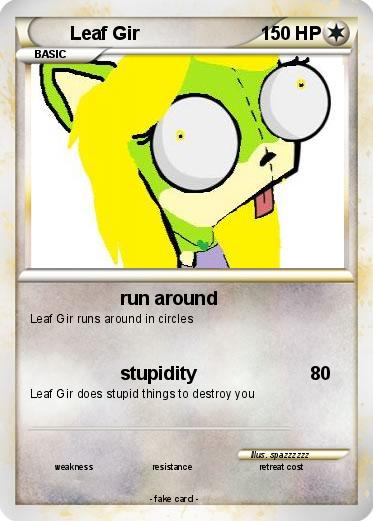 Pokemon Leaf Gir