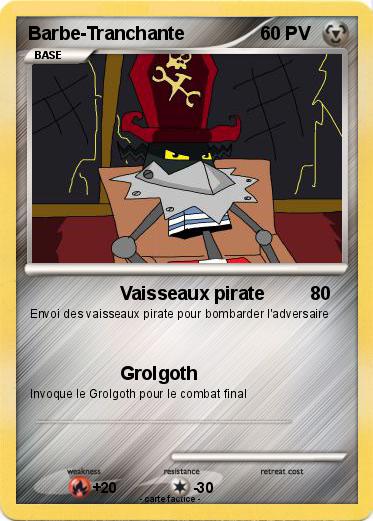 Pokemon Barbe-Tranchante