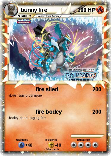 Pokemon bunny fire