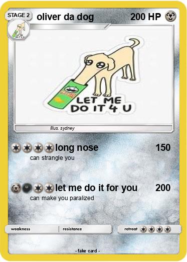 Pokemon oliver da dog