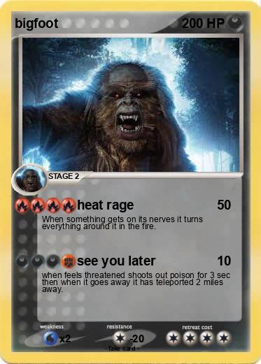 Pokemon bigfoot
